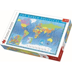 PUZZLE TREFL 2000 HARTA POLITICA A LUMII