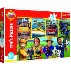 Puzzle trefl 24 maxi pompierul sam - Img 1