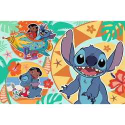 PUZZLE TREFL 24 MAXI STITCH ZIUA VESELA A LUI LILO SI STITCH - Img 2