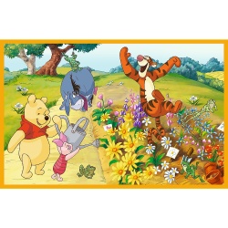 PUZZLE TREFL 2X24 DISNEY WINNIE THE POOH ZI DE JOACA CU WINNIE SI PRIETENII - Img 2