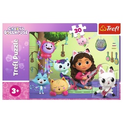 PUZZLE TREFL 30 GABBYS DOLLHOUSE CASA LUI GABBY - Img 3