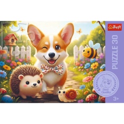 PUZZLE TREFL 30 O ZI CU CORGI - Img 3