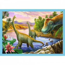 Puzzle trefl 4in1 lumea dinozaurilor - Img 5