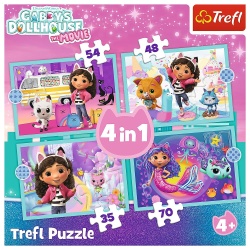 PUZZLE TREFL 4IN1 MAREA AVENTURA A LUI GABBY - Img 6
