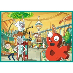 PUZZLE TREFL 4X250 LUMEA INTORTOCHEATA A LUI RICK SI MORTY - Img 3