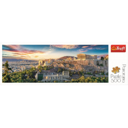 PUZZLE TREFL 500 PANORAMA ACROPOLIS ATENA - Img 3