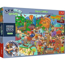 PUZZLE TREFL 500 SPY GUY OBIECTE PIERDUTE IN EUROPA - Img 1