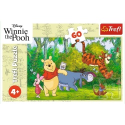 PUZZLE TREFL 60 DISNEY WINNIE THE POOH MIERE DELICIOASA - Img 3