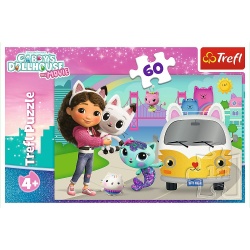 PUZZLE TREFL 60 GABBYS DOLLHOUSE CASA PISICII LUI GABBY - Img 3