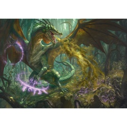 PUZZLE TREFL UFT 1000 DUNGEONS DRAGONS DRAGONUL VERDE - Img 2