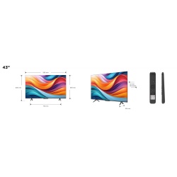 Qled TV 4K 43''(109cm) TCL 43T7B (Model - Img 2