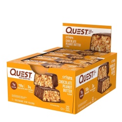 Quest Hero Crispy Baton Proteic Cu Aroma De Ciocolata Si Unt De Arahide, 54 G - Img 2