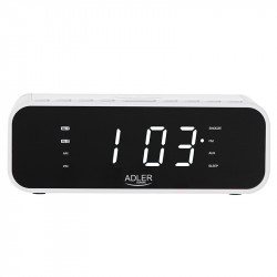 RADIO CU CEAS INCARCARE WIRELESS AD 1192 ALB ADLER - Img 4