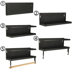 Raft magnetic de frigider 2in1, pentru condimente si prosop de bucatarie - Img 7