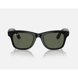 RayBan Meta Wayfarer S ShinyBk/G15 Green