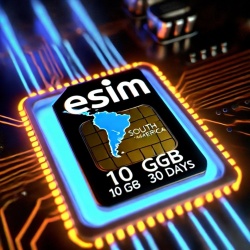 Roaming eSIM 10GB date, eSIM de Mare viteza pana la 5G, valabil 30 zile din momentul activarii, 11 tari, America Latina - Img 4