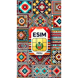 Roaming eSIM 10GB date, eSIM de Mare viteza pana la 5G, valabil 30 zile din momentul activarii, Peru
