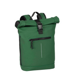 Rucsac new rebels mart-new york rolltop, dimensiuni 30/12/43 cm, culoare verde inchis