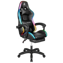 SCAUN GAMING GX-150 NEGRU LED KRUGER&MATZ - Img 3