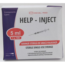 Seringa 5 ml cu ac