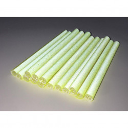 Set 12 ornamente din material reflectorizant pentru spite bicicleta, culoare galben - Img 2