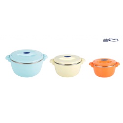 SET 3 CASEROLE TERMICE 2+4+6L,BELLY BLUE - Img 21