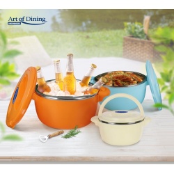 SET 3CASEROLE TERMICE 2+4+6L,BELLY ORANG - Img 6