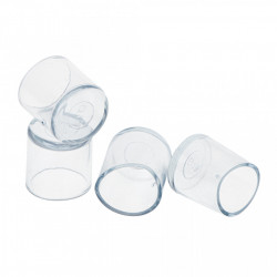 Set 4 buc. protectii anti-zgarieturi picioare scaun, diametru 19mm, culoare transparent - Img 4