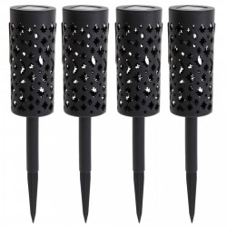 Set 4 lampi solare de gradina cu picior si agatatoare tip "Felinar" cu LED - Img 10