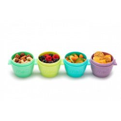 SET 4 RECIPIENTE SILICON SNAP&GO, MELII, 118 ML - Img 8