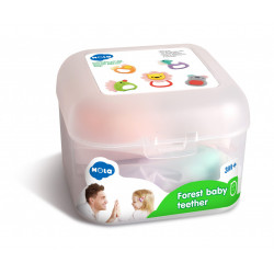 Set 5 jucarii pentru dentitie in cutie forest baby - Img 1