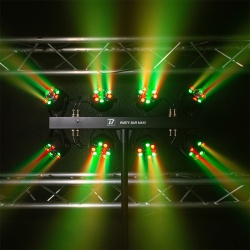 SET 8 PAR-URI 12X1W RGBW + TREPIED SI HUSE TRANSPORT - Img 12