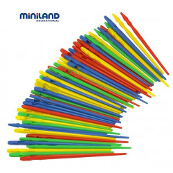 Set ace mari pentru insirat Miniland 100 buc - Img 2