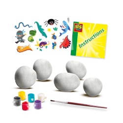 Set creativ copii - Pictura pe piatra si tehnica Rub - Img 2