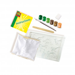 Set creativ mulaj si pictura - Lumea dinozaurilor - Img 3