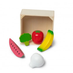 Set de joaca din lemn pentru jocuri de rol Fructe si legume - Img 3
