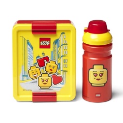 Set pentru pranz LEGO Iconic rosu-galben - Img 3