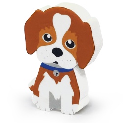 Set scolar Puppy (1 radiera, 1 ascutitoare, 1 rigla de 15 cm, 1 creion, 1 mini blocnotes) - Img 4