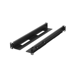 Set sine glisante pentru rack 19" negre