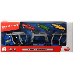 SET TRAILER 28CM CU 3 MASINUTE METALICE - ALBASTRU - Img 1