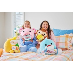 Snackles - Jucarie de plus colectibila S2W1, 35 cm, Lily - Img 4