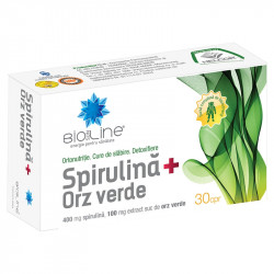 SPIRULINA+ORZ VERDE 30CPR