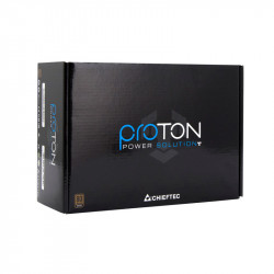 SURSA CHIEFTEC 500W (real), PROTON series, fan 12cm, certificare 80PLUS Bronze, 1x CPU 4+4, 2x PCI-E (6+2), 6x SATA "BDF-500S" - Img 3