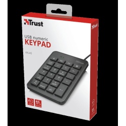 Tastatura Trust numerica Xalax cu fir, n - Img 3