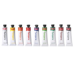 TEMPERA 16ML 10 CULORI/SET