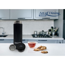 TERMOS INOX 450ML,INDICAT.LED.TEMP NEGRU - Img 5