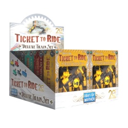 Ticket to ride, set accesorii Editie Deluxe Aniversara 20 ani, diverse culori - Img 1