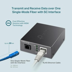 TP-LINK WDM MEDIA CONVERTER TL-FC111A-20 - Img 9