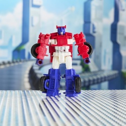 TRANSFORMERS CYBERWORLD ROBOT OPTIMUS PRIME CONVERTIBIL 10CM - Img 7