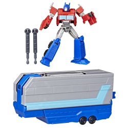TRANSFORMERS EARTHSPARK CAMION CU REMORCA DE LUPTA OPTIMUS PRIME - Img 3